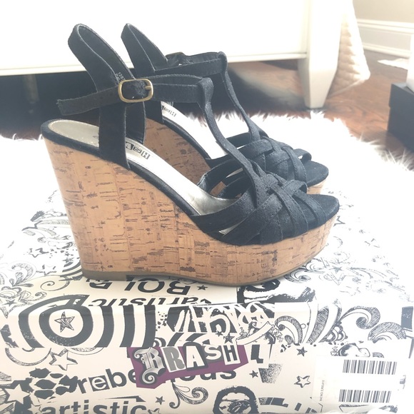 brash shoes wedges